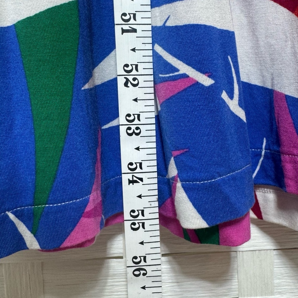 Upcycled Journey Graphic Colorful Floral Boho Tiered T-Shirt Maxi Dress - Picture 8 of 10